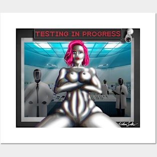 Chromalilly testing facility Posters and Art